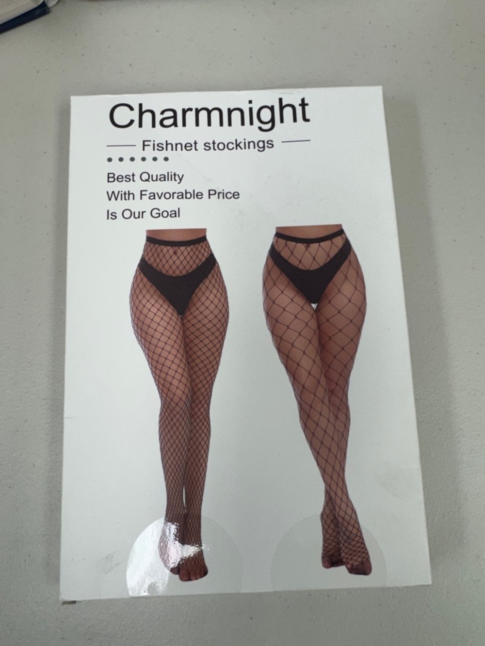 Charmnight women’s high waist Black Fishnet Stockings - Women 2 pairs s-xxxl